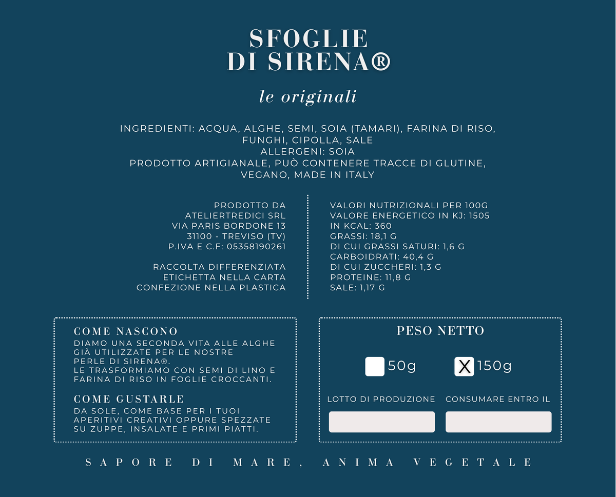 Sfoglie di Sirena | 150 G