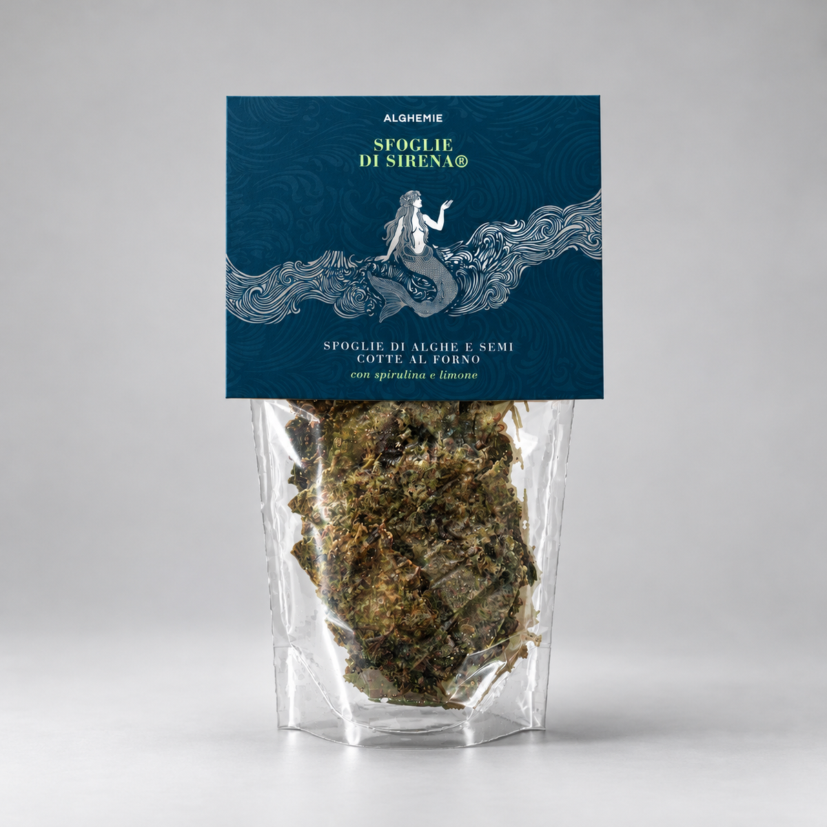 Sfoglie di Sirena spirulina e limone | 50 G