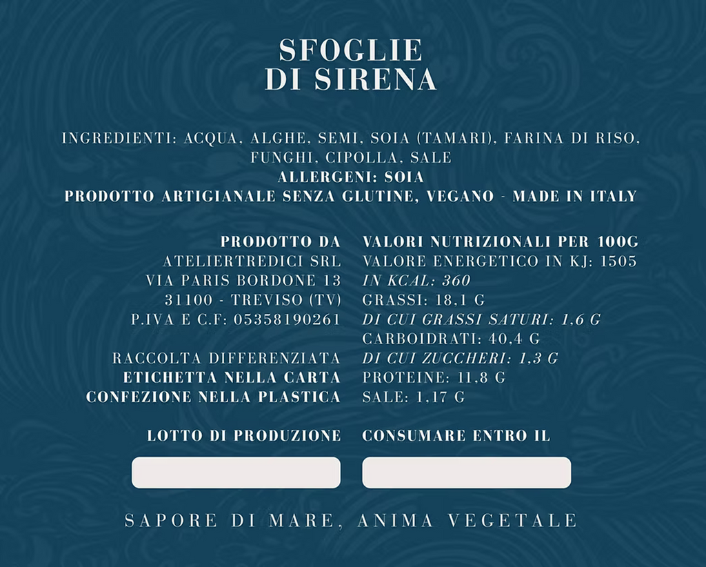 Sfoglie di Sirena | 50 GR