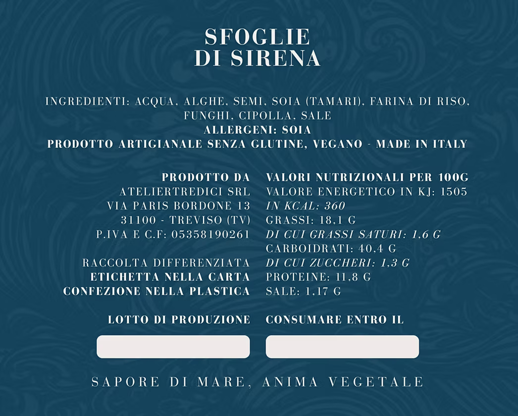 Sfoglie di Sirena | 50 GR