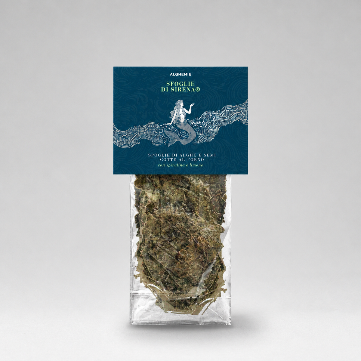 Sfoglie di Sirena spirulina e limone | 150 G